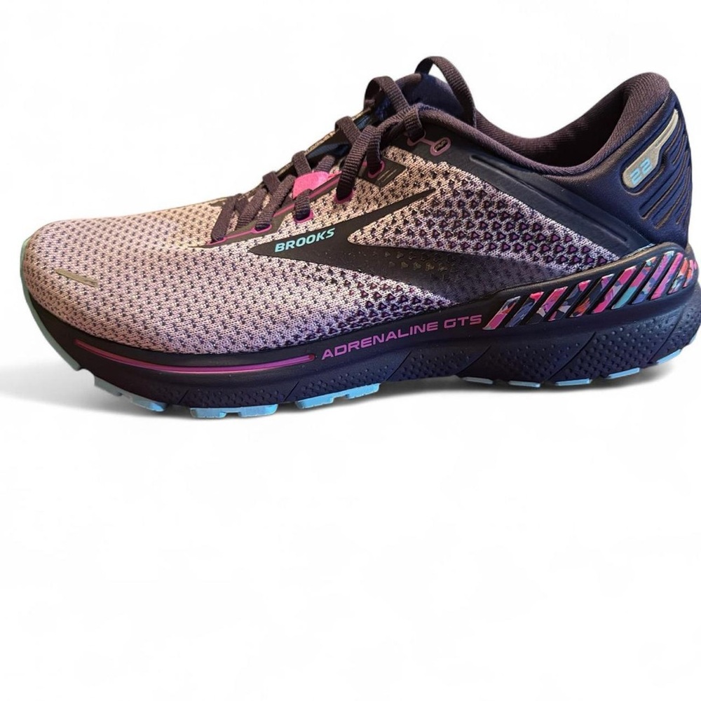 Brooks Women's Adrenaline GTS Shoes - Purple/Pink/Blue size 13